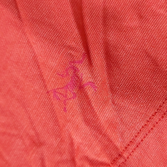Arc'Teryx orange color top with Cowl Neckline - Picture 5 of 7